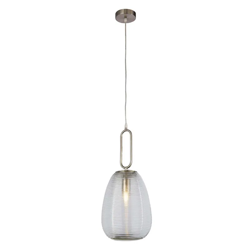 Hanglamp, glas, in hoogte verstelbaar, totale hoogte 130 cm Gratis Retour