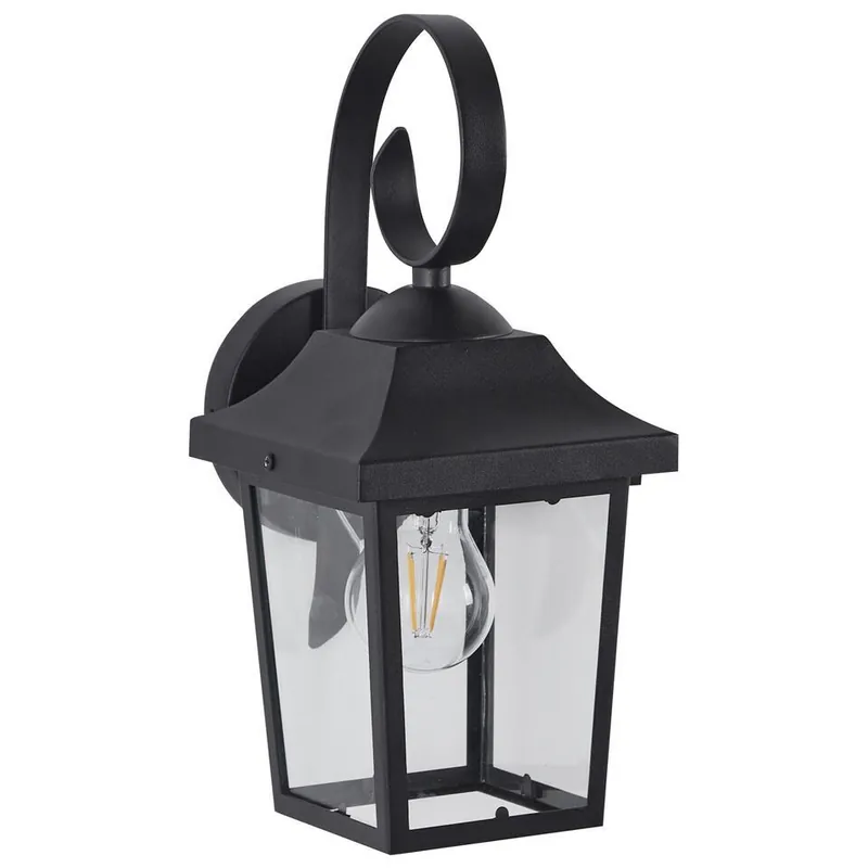 TANGON - Tuin wandlamp - Matzwart - Metaal Lage Prijs