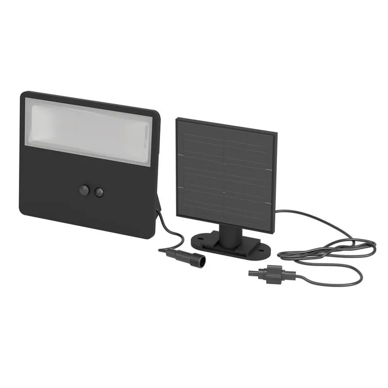 Flitsaanbieding EGLO Panettieri Solar Wandlamp - LED - 17 cm - Zwart