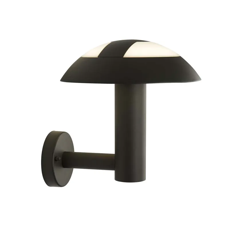 LED buitenwandlamp, aluminium donkergrijs, wit, H 30 cm Exclusieve Aanbieding