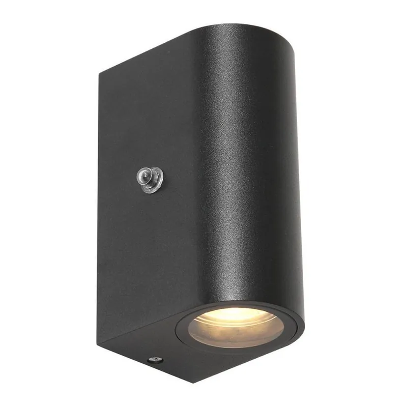 Steinhauer Buitenlamp Logan - 2 lichts - zwart - 6.7x15 cm Dagaanbieding