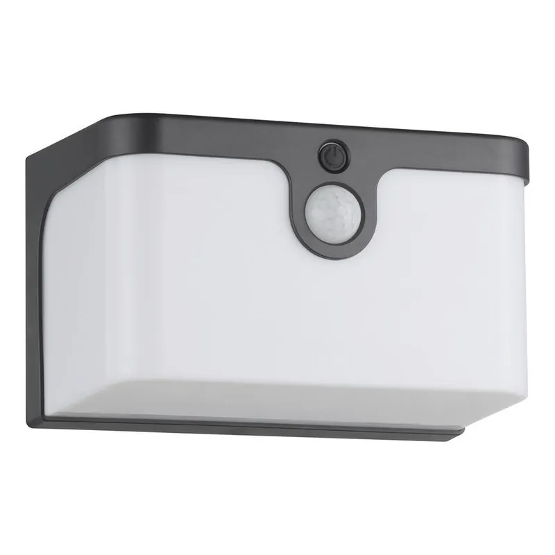 Betrouwbaar EGLO Croara Solar Wandlamp - LED - 15 cm - Antraciet/Wit