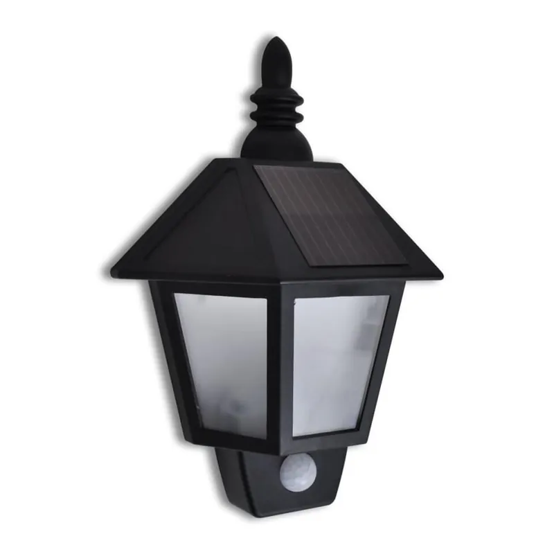 vidaXL - Buitenverlichting - Zwart - Kunststof Nieuw