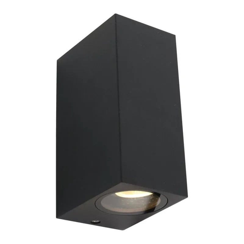 Seizoensaanbieding Steinhauer Buitenlamp logan - 2 lichts - zwart - 7x15 cm