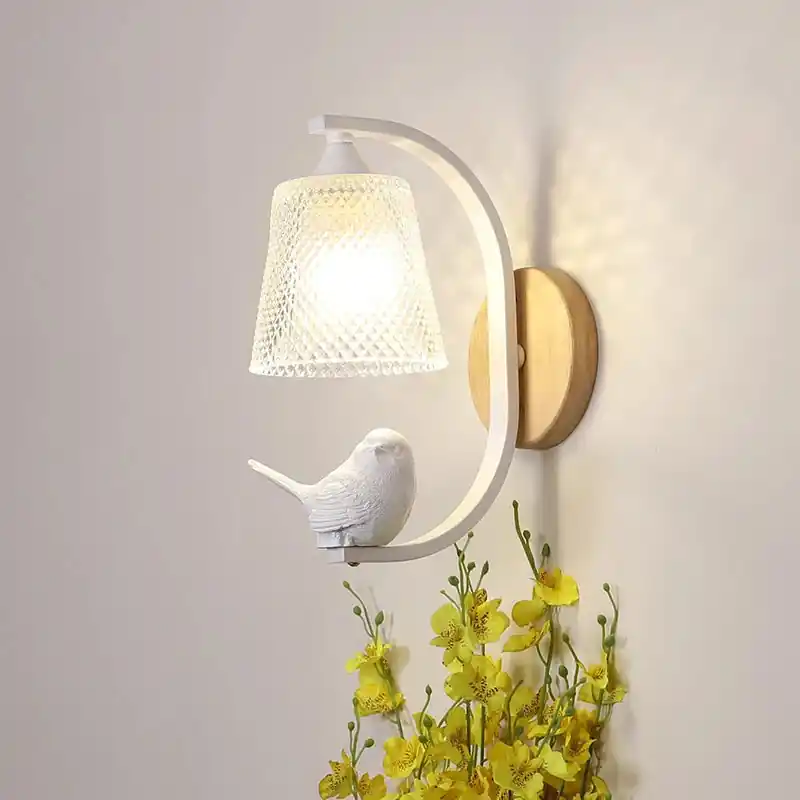 NordicBird - Moderne Wandlamp met Vogelontwerp voor Slaapkamer en Woonkamer Tijdelijk Beschikbaar