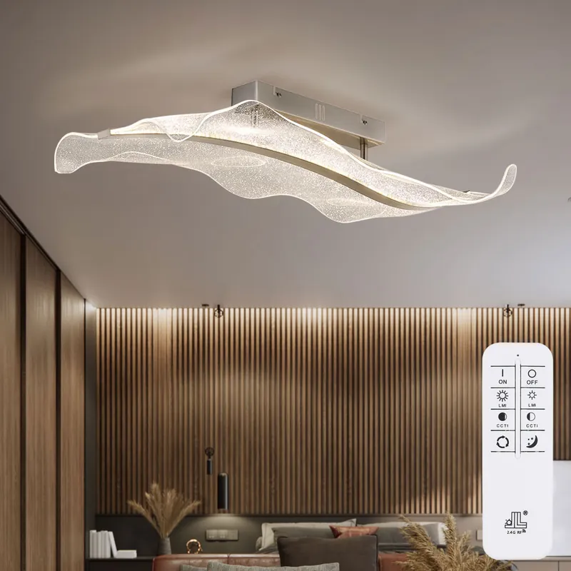 LED plafondlamp, aluminium, dimbaar, afstandsbediening, L 80 cm Premium