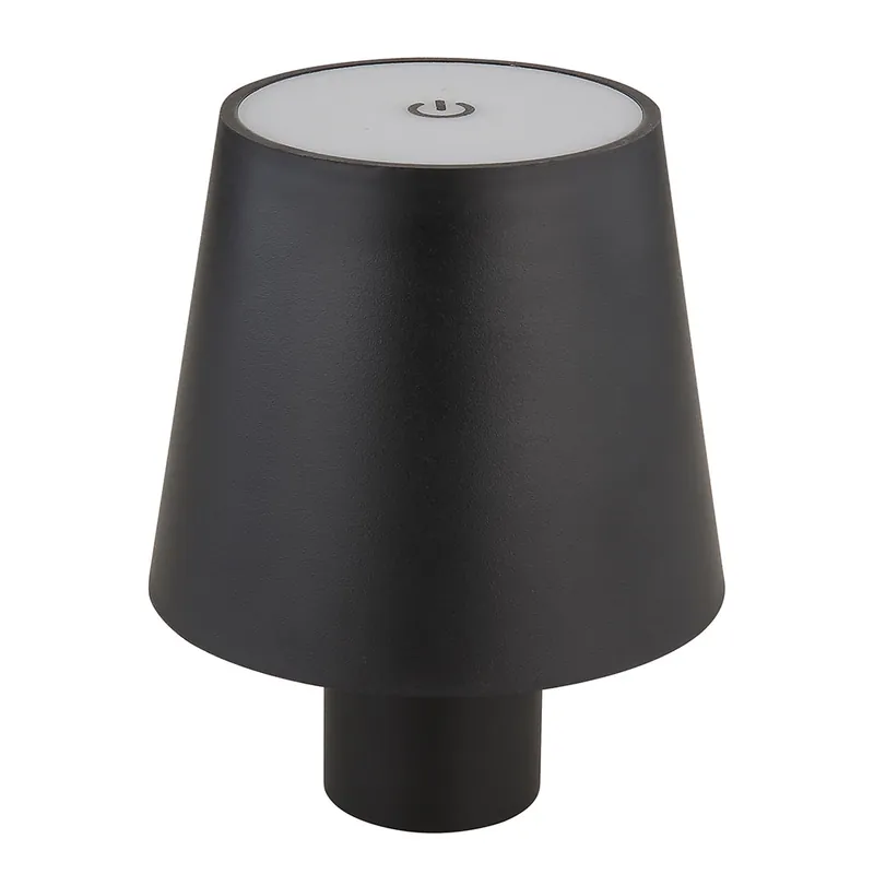 LED tafellamp, flessenlamp, touchdimmer, oplaadbare batterij, H 13cm Fabrieksprijs
