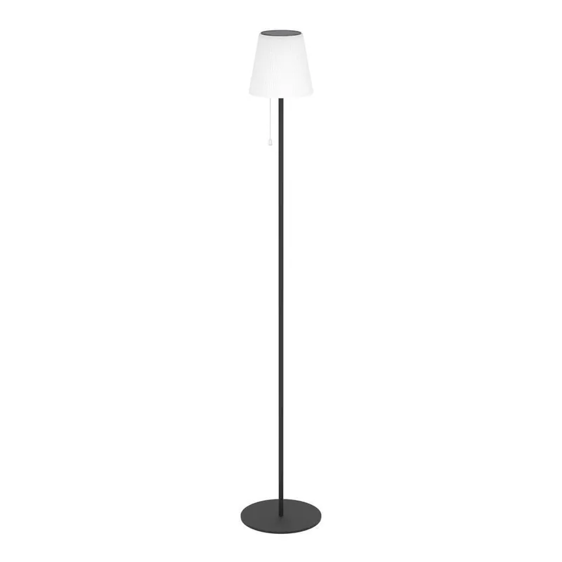 Direct Beschikbaar EGLO Scordiano-L Vloerlamp - Solar - 120 cm - Zwart