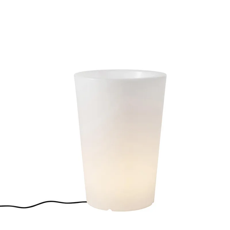 Qazqa vloerlamp verano wit e27 Superprijs