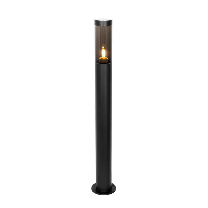 Qazqa sokkellamp rox zwart e27 Favoriet