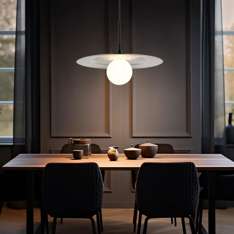 Weekendaanbieding Hanglamp, zilver metaal, wit kunststof, H 120 cm