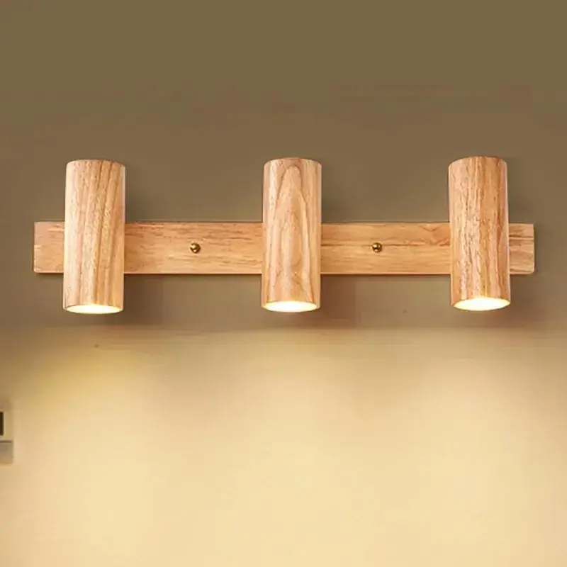 NordicWood - Moderne Wandlamp van Walnoothout Scandinavische LED Verlichting Tijdelijk Beschikbaar