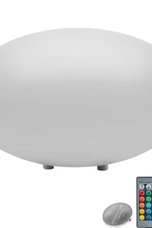 Aanbieding tectake Kogellamp Luminous Eye, LED, met afstandsbediening, Wit