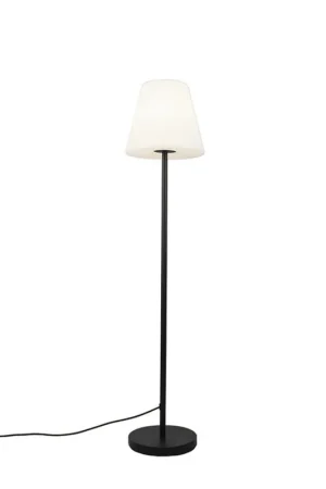 Alleen Vandaag Qazqa vloerlamp virginia zwart e27