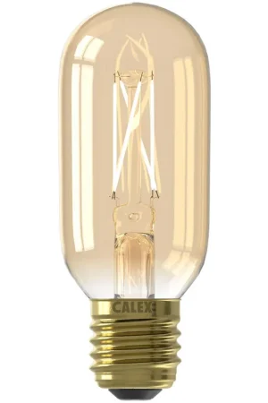 Betaalbaar Calex LED buislamp - T45 - goudkleur - E27 - 3,5W - 250LM - dimbaar