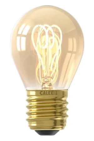 Bestseller Calex LED kogellamp - goudkleur - E27 - 2,5W - 136LM - dimbaar