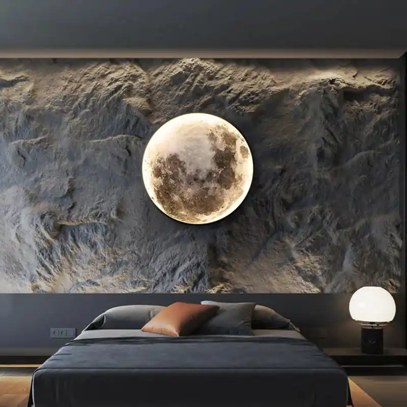 Korting LunarGlow - LED Wandlamp voor Een Rustgevende Slaapkamerervaring