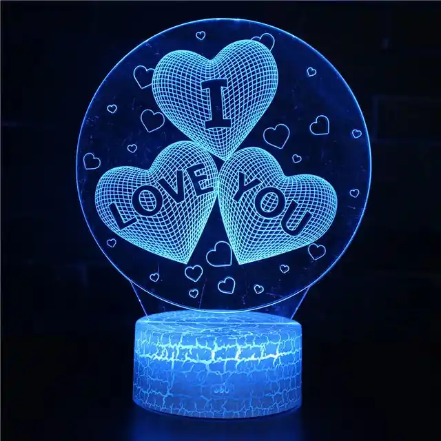 Veilige Betaling LoveGlow - Romantische LED Hart Nachtlamp met Kleurverandering en Afstandsbediening