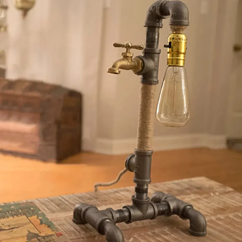 Fabrieksprijs SteamLume - Steampunk Tafellamp met Industrieel Vintage Design – Retro Decoratieve Verlichting