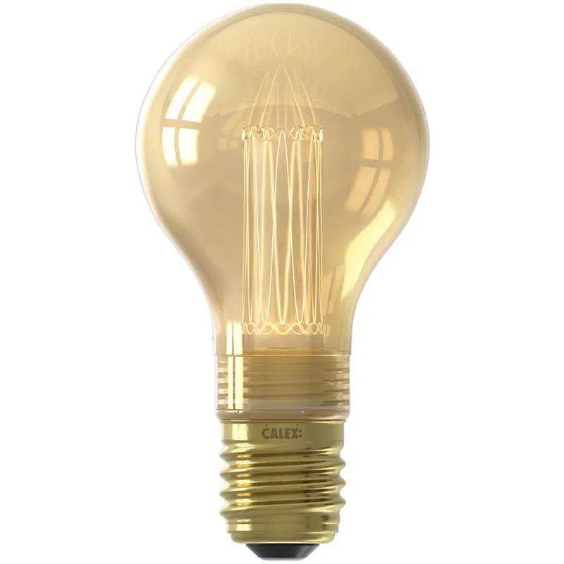 Calex LED standaardlamp - goudkleur - E27 - 3,5W - 120LM - dimbaar Must-Have