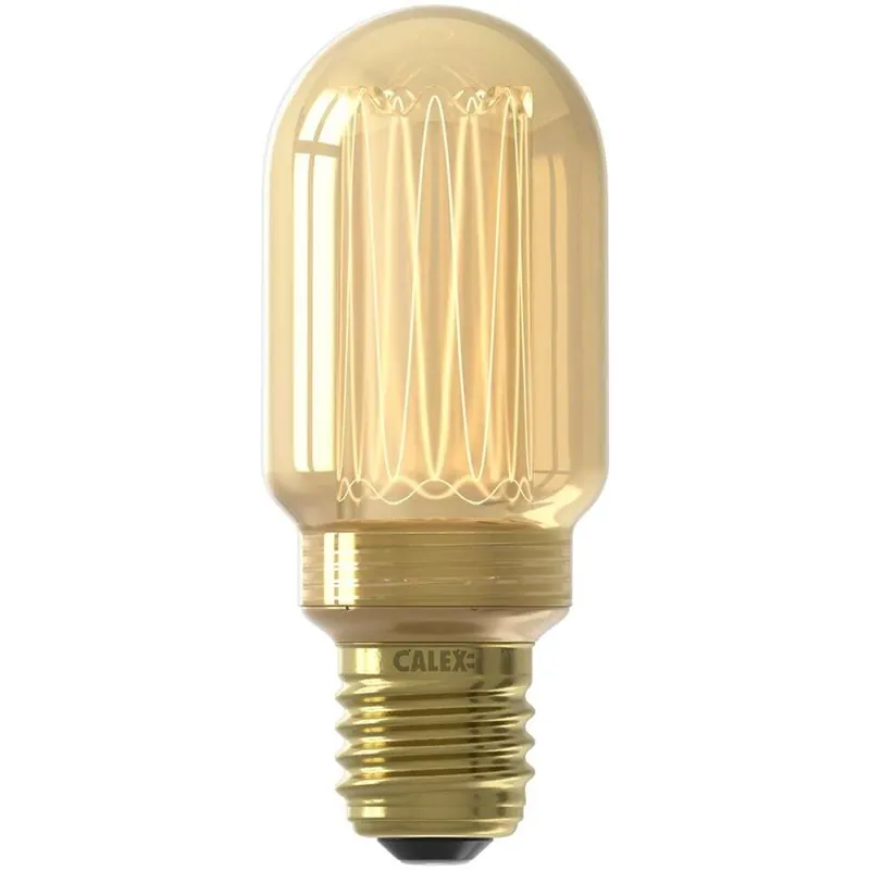 Voordeelprijs Calex LED buislamp - T45 - goudkleur - E27 - 3,5W - 120LM - dimbaar