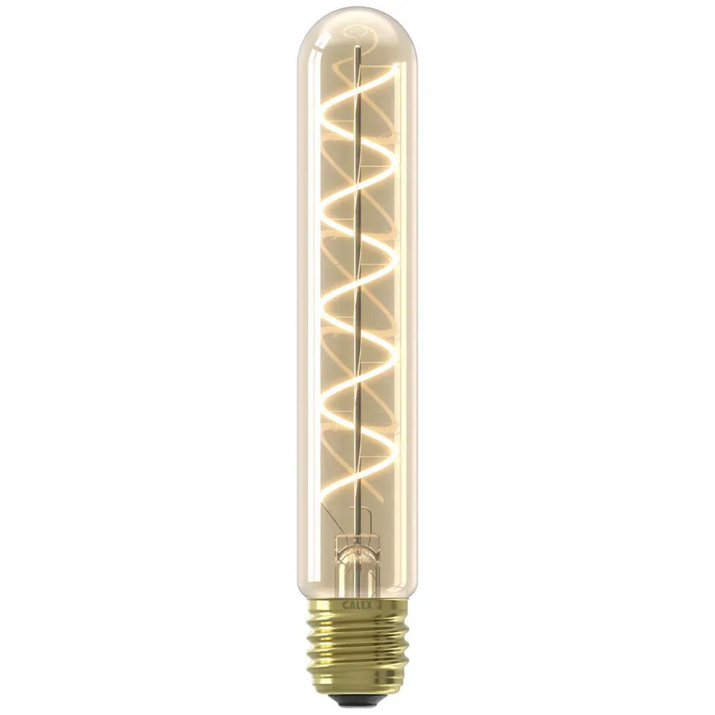 Beperkte Voorraad Calex LED buislamp - T32x185 - goudkleur - E27 - 2,5W - 136LM - dimbaar