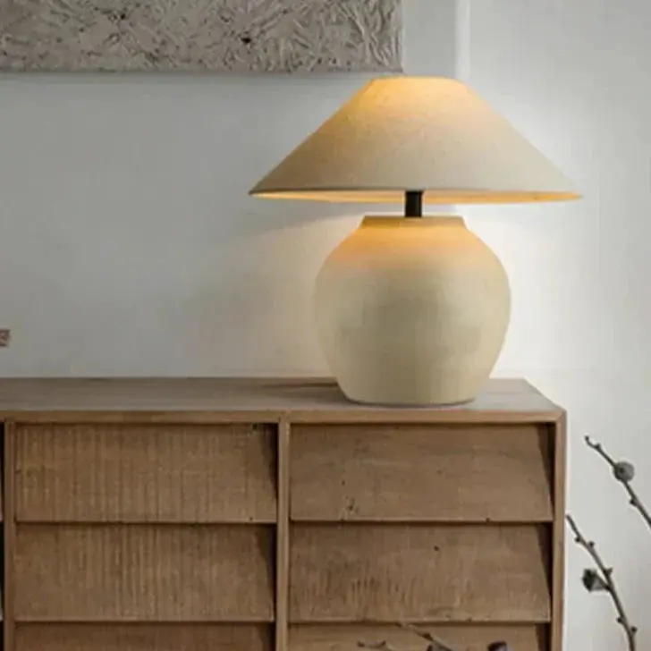 Alleen Vandaag LumeVase – Keramische Tafellamp met Minimalistisch Design