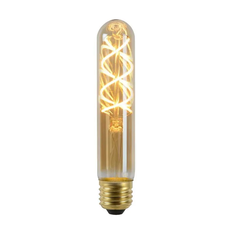 Snelle Levering Lucide LED Bulb Filament lamp E27 - amber - Ø3 cm - h14 cm