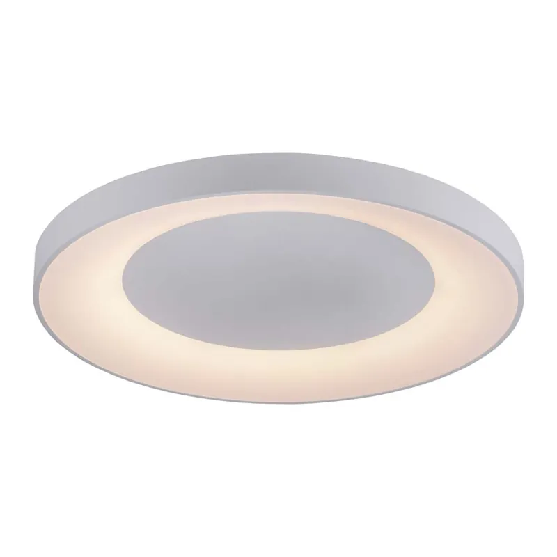 LED plafondlamp, dimbaar, afstandsbediening, wit, D 70 cm Express Levering