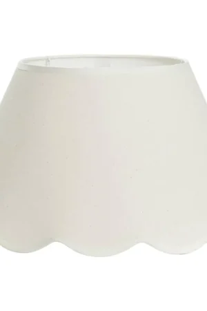 Beperkte Voorraad Lampenkamp Florine - off-white katoen - 22xØ40 cm