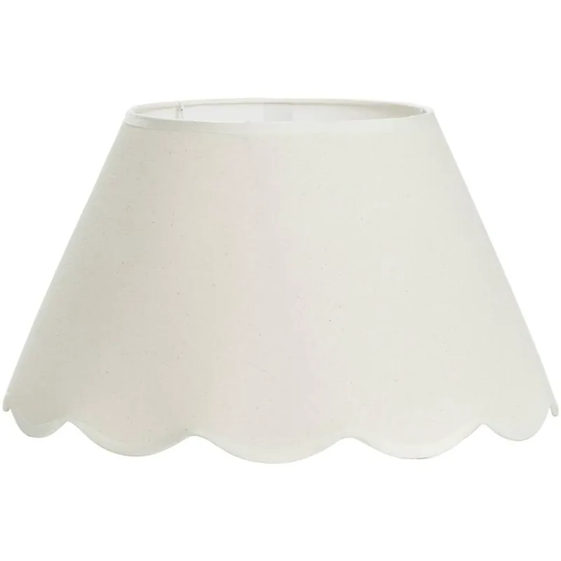 Beperkte Voorraad Lampenkamp Florine - off-white katoen - 22xØ40 cm
