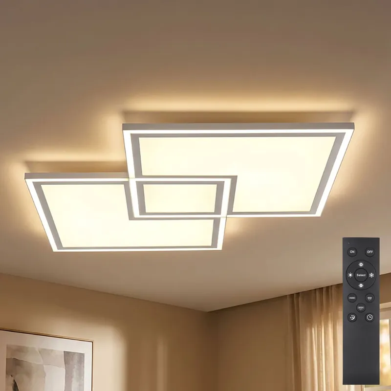 LED plafondlamp, afstandsbediening, dimbaar, CCT, L 67,7 cm Bestel Nu