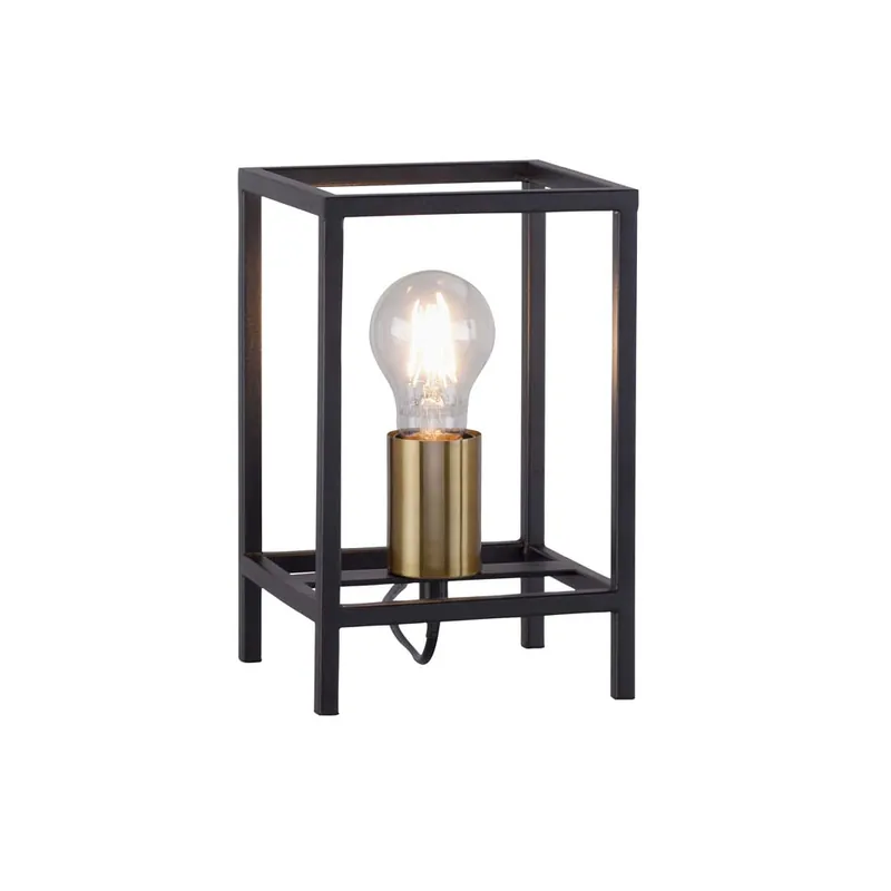 Alleen Vandaag Tafellamp, mat messing, ijzer, H 23,5 cm