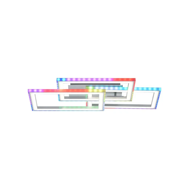 RGB LED plafondlamp, dimbare afstandsbediening, CCT, L 54 cm Superprijs