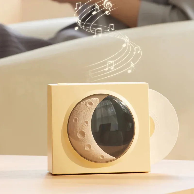 MoonGlow – LED Maanlamp met Muziek & Bluetooth Speaker | Sfeervolle Verlichting Direct Verzonden