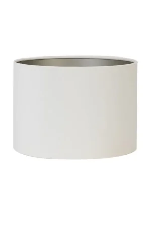 Uitverkoop Light & Living - Lampenkap VELOURS - Ø25x18cm - Wit
