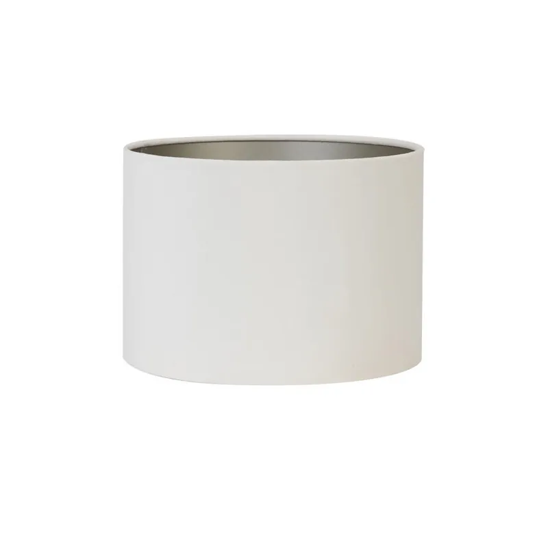 Uitverkoop Light & Living - Lampenkap VELOURS - Ø25x18cm - Wit
