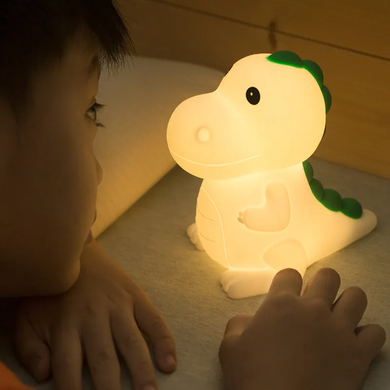 Favoriet DinoGlow – Schattige Dinosaurus Nachtlamp met LED-verlichting voor Kinderen