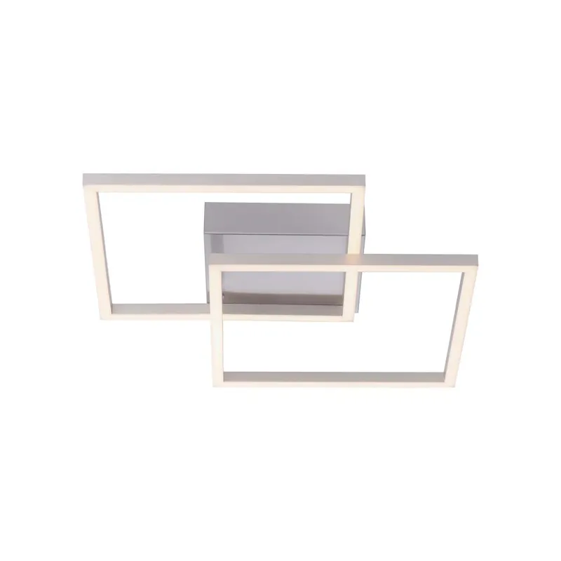 Premium LED plafondlamp, staalkleurig, beweegbaar, L 35,9 cm