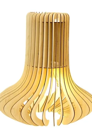 Weekendaanbieding Bomerango Octopus L houten lampenkap large
