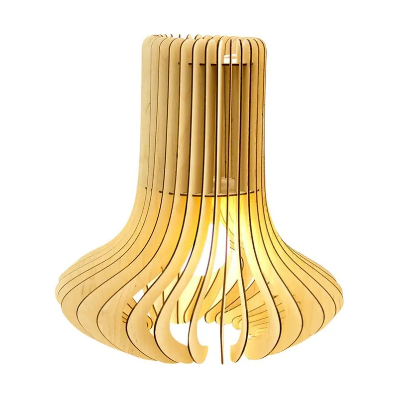 Weekendaanbieding Bomerango Octopus L houten lampenkap large