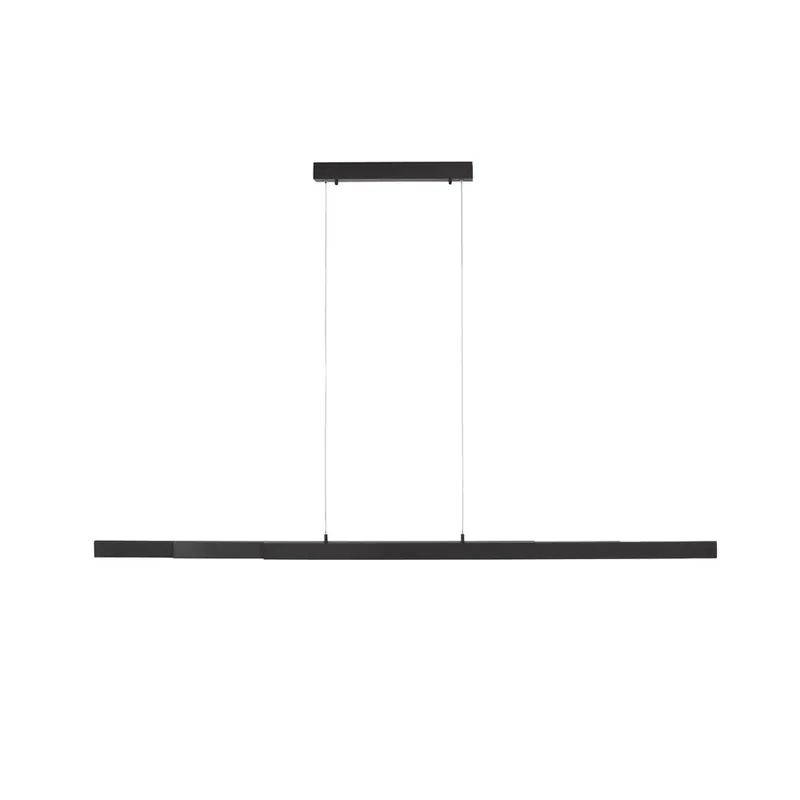 LED hanglamp zwart, in lengte verstelbaar, H 180 cm Seizoensaanbieding