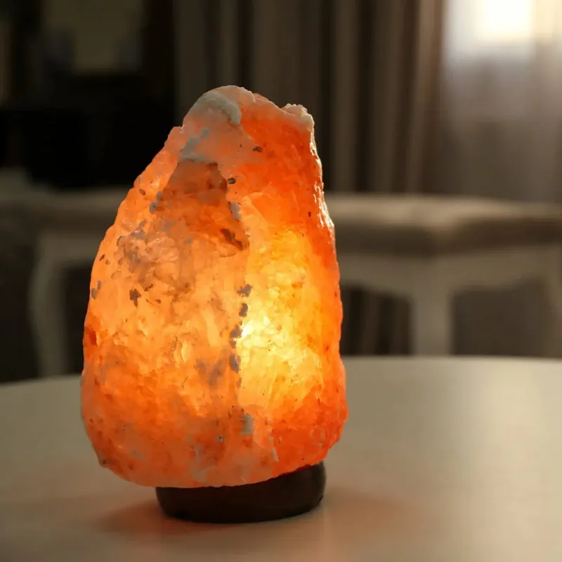 LumiSalt – Himalaya Zoutlamp van Natuurlijk Kristalzout, Rustgevend Licht Tijdelijk Beschikbaar