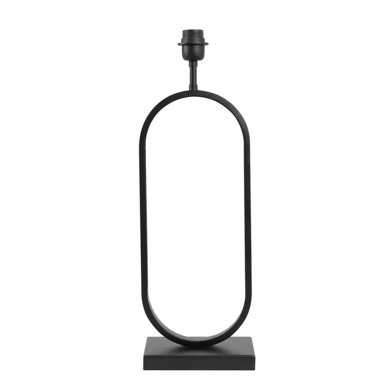 Lampvoet Jamiri - Zwart - 20x13x55cm Direct Beschikbaar