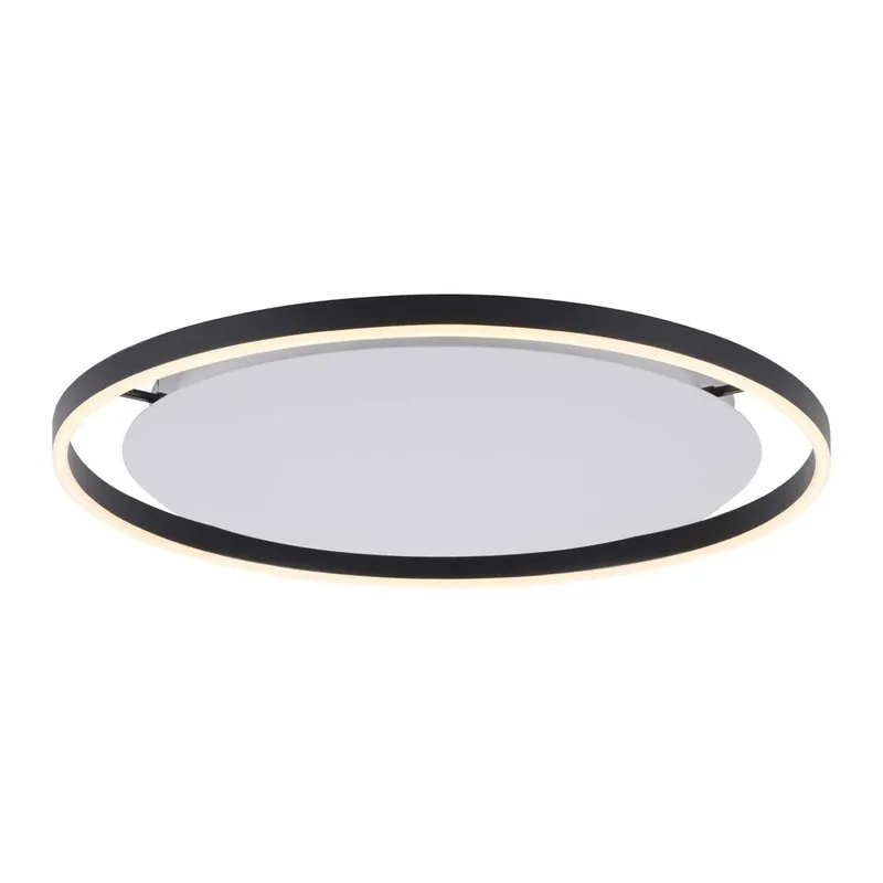 Dagaanbieding LED plafondlamp, antraciet, dimbaar, D 58,5 cm