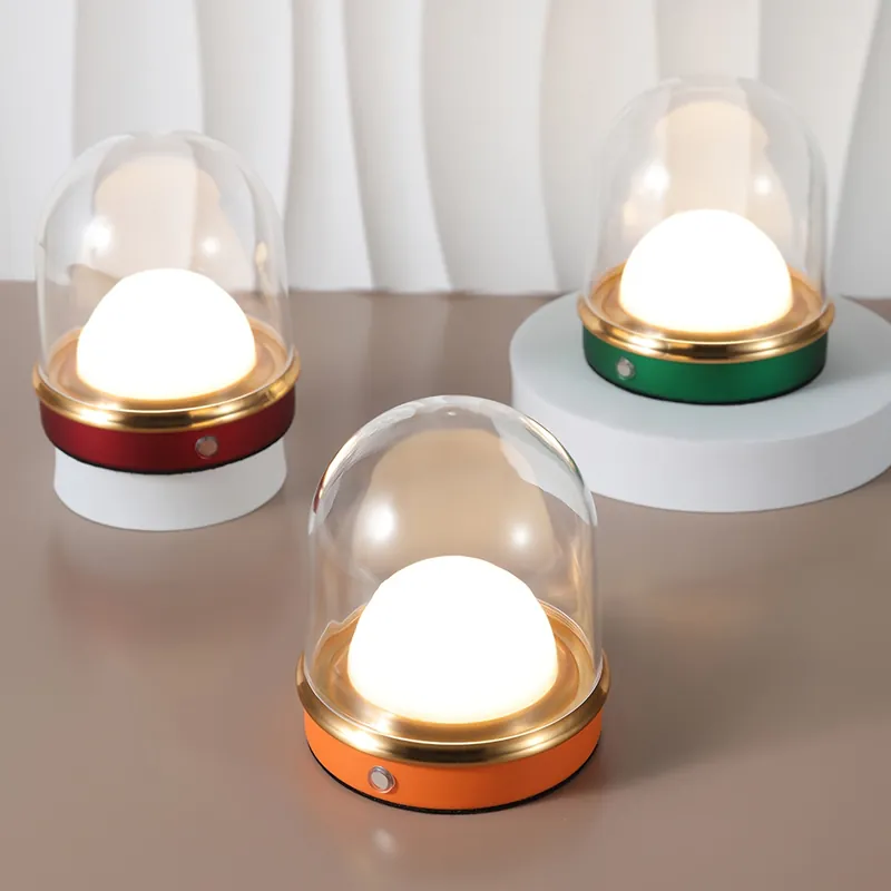 Finale Uitverkoop CrystalGlow - Draadloze LED Tafellamp met Sfeerverlichting voor Woon- & Slaapkamer