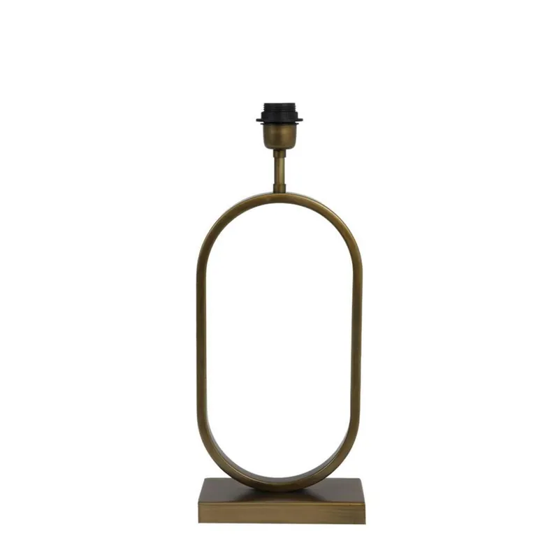Uitverkoop Lampvoet Jamiri - Antiek Brons - 20x10x45cm