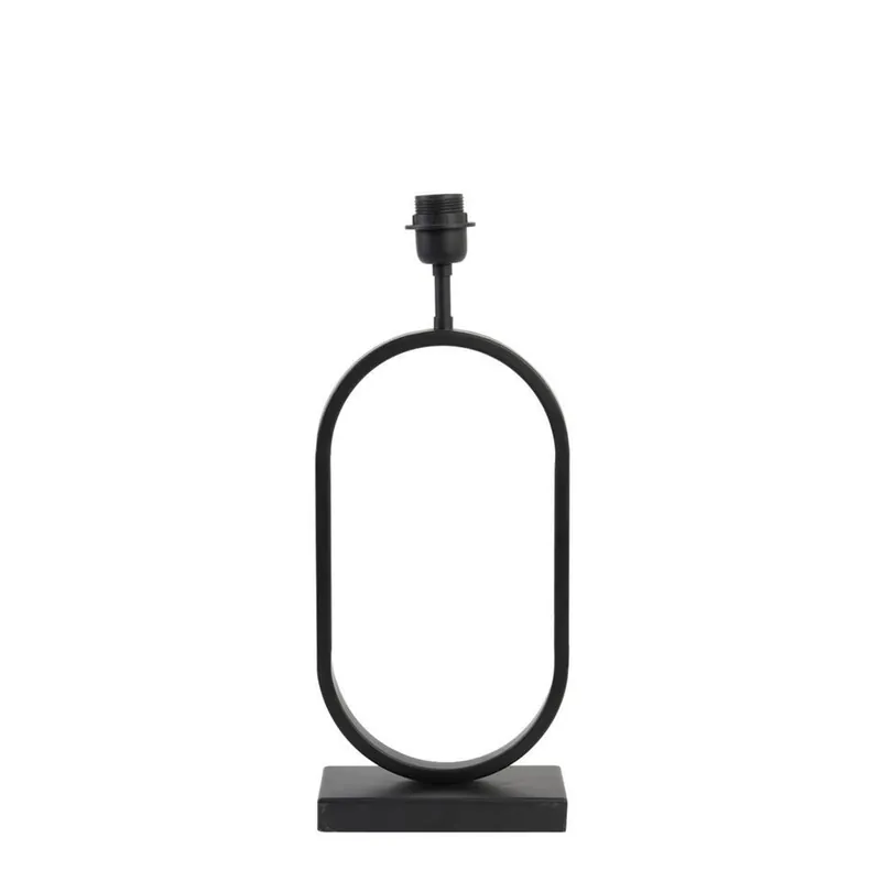 Koop Online Lampvoet Jamiri - Zwart - 20x10x45cm