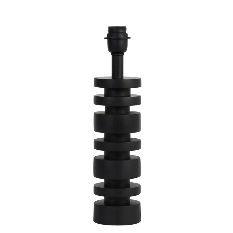 Weekendaanbieding Lampvoet Desley - Zwart - 10.5x10.5x36cm
