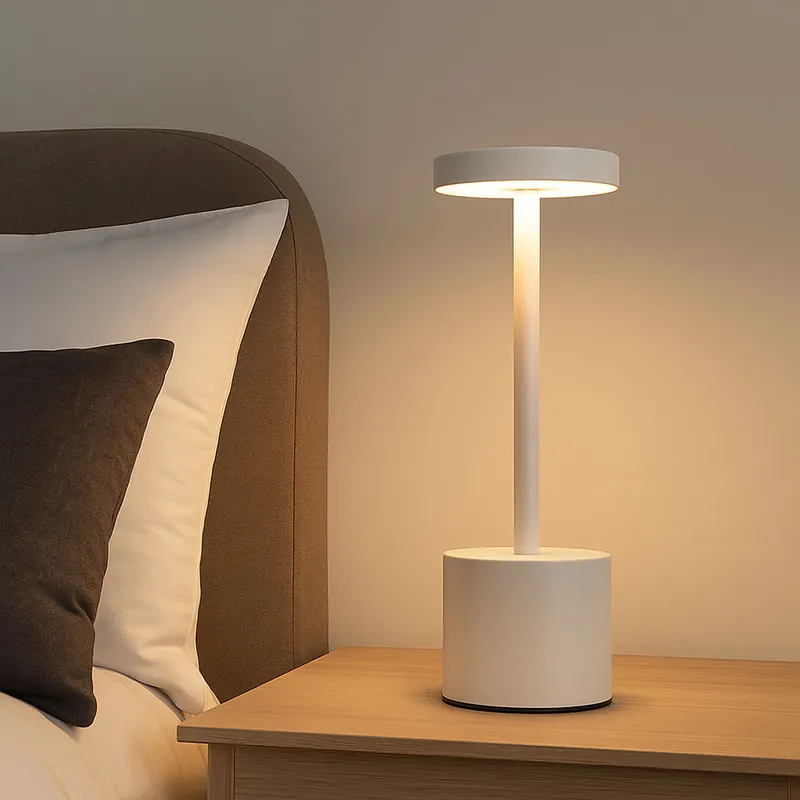 Beperkt Aanbod LED tafellamp, touchdimmer, oplaadbare batterij, CCT, H 34 cm